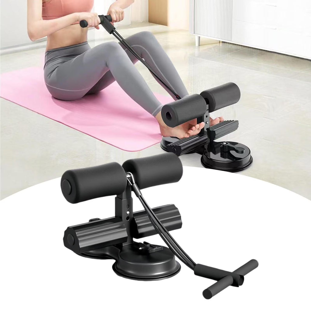 Ab Machine Ab Workout Equipment Sit up Machine & Exercise Equipment Ab Crunch Machine for Stomach Workout Ab Core Trainer Abdominal Machine for Home Gym with Resistance Bands(Black)